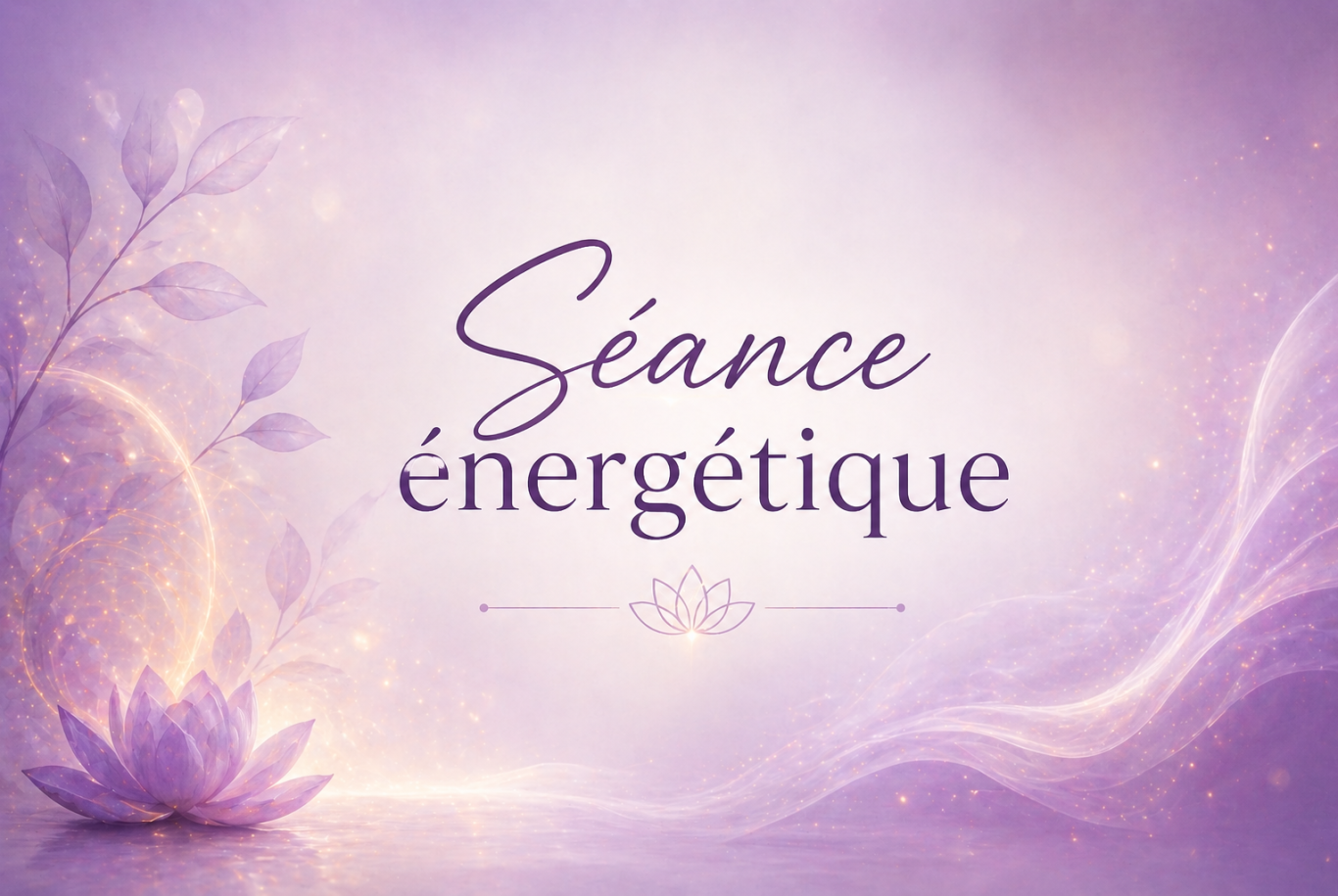 Séance de soins énergétiques pour libérer les blocages émotionnels, les traumatismes.